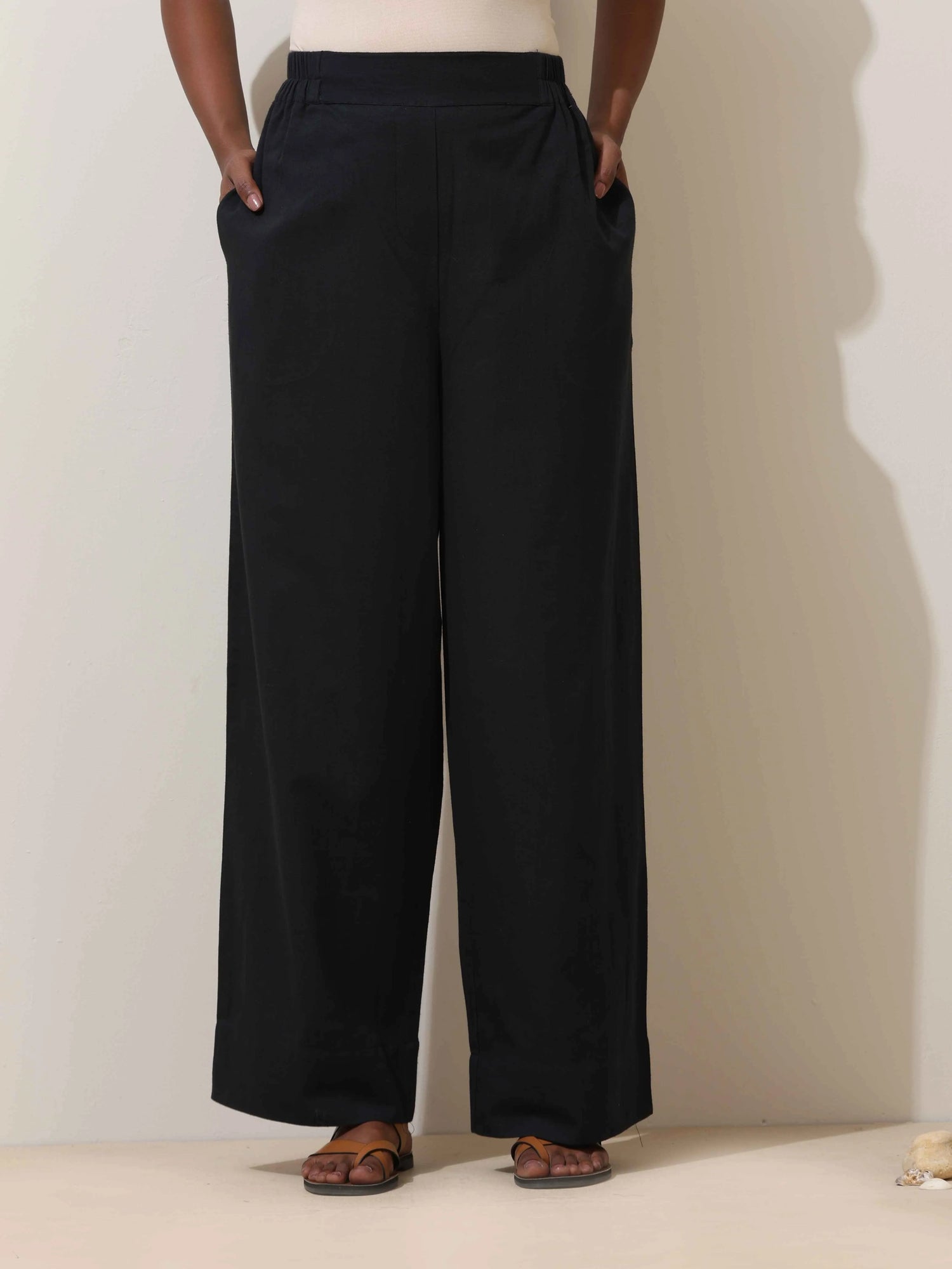 trueBrowns Black Cotton Co-Ord Set