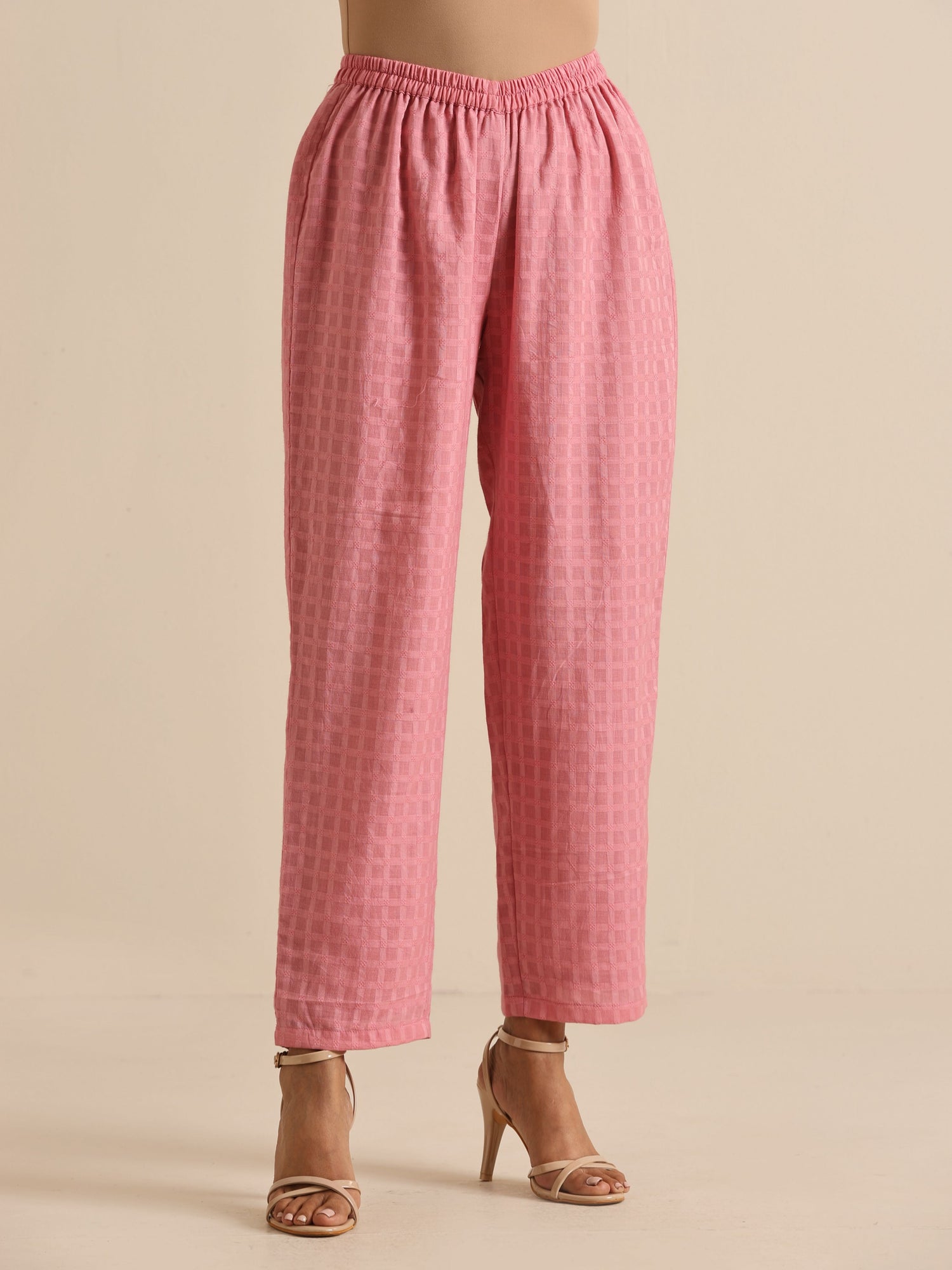 Light Pink Dobby Oversized Co-Ord Set