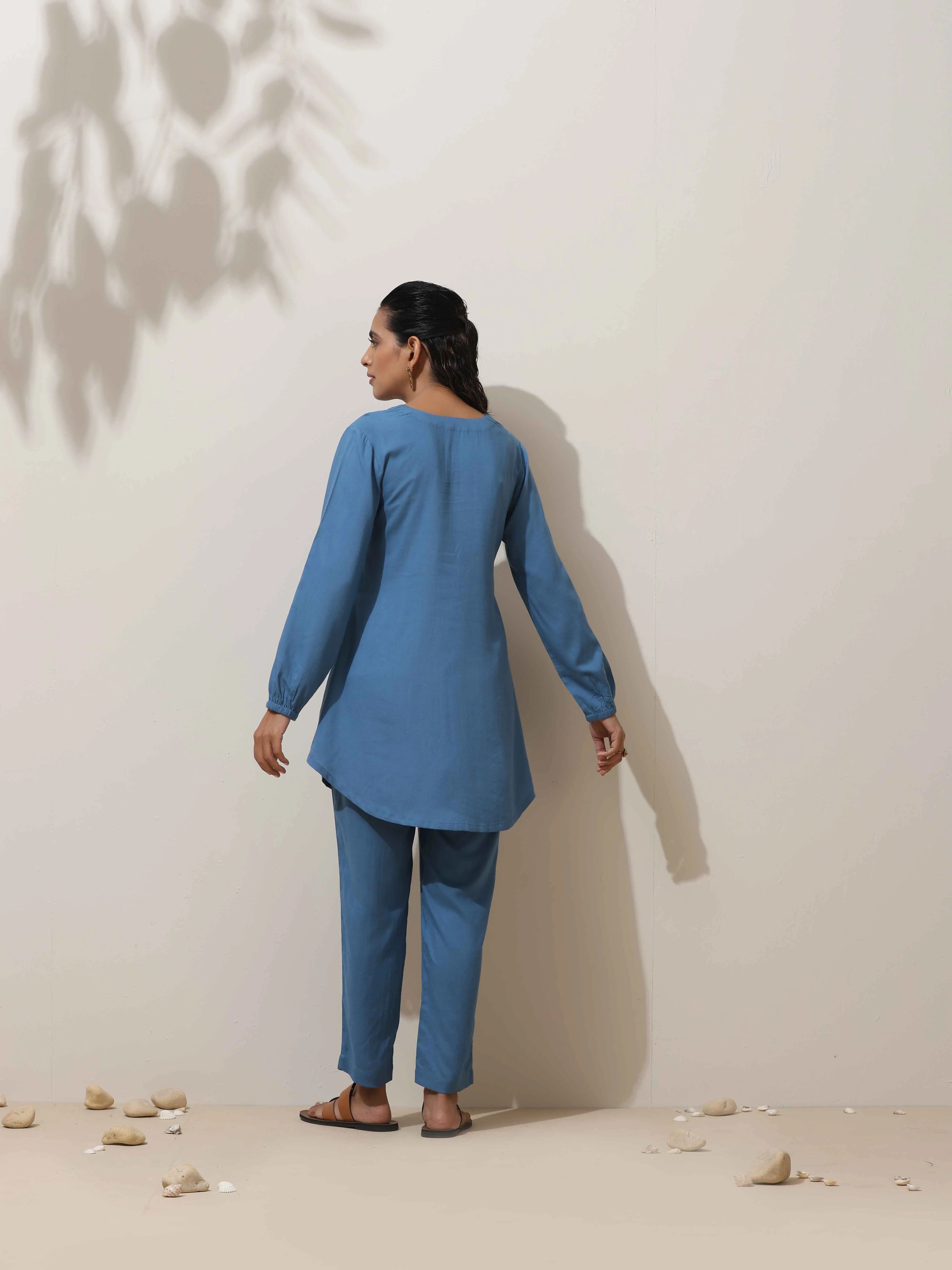 trueBrowns Blue Co-ord Set