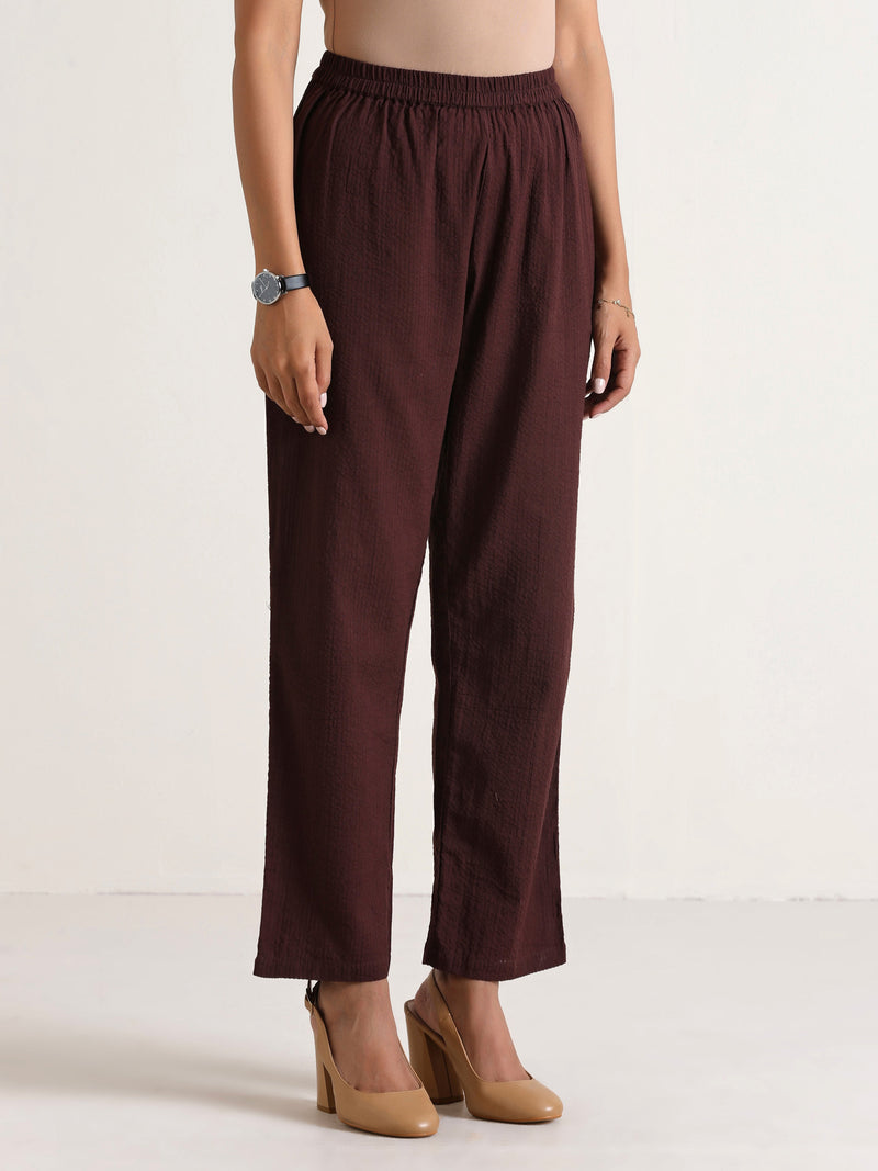 Cola Brown Relaxed Fit Co-Ord Set | Relove
