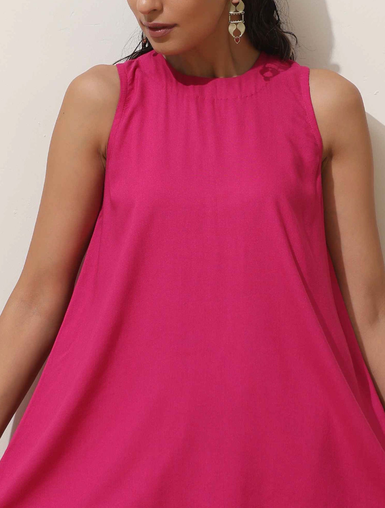 trueBrowns Pink Viscose Co-ord Set