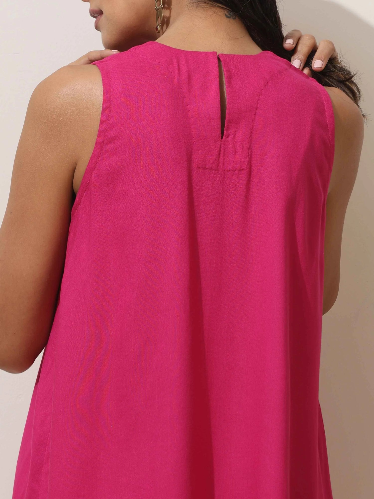 trueBrowns Pink Viscose Co-ord Set