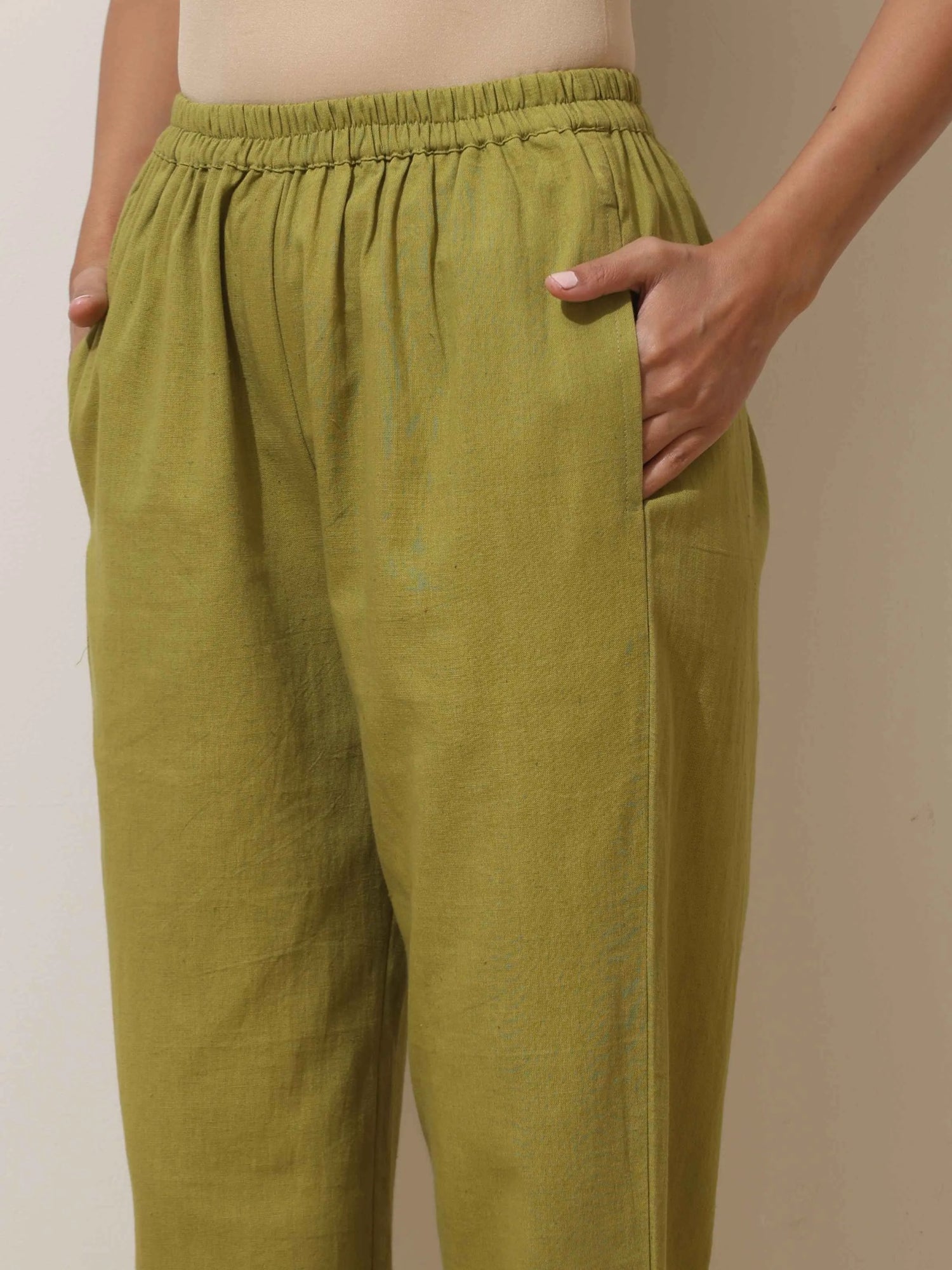 trueBrowns Brown Cotton Kurta Pant Set