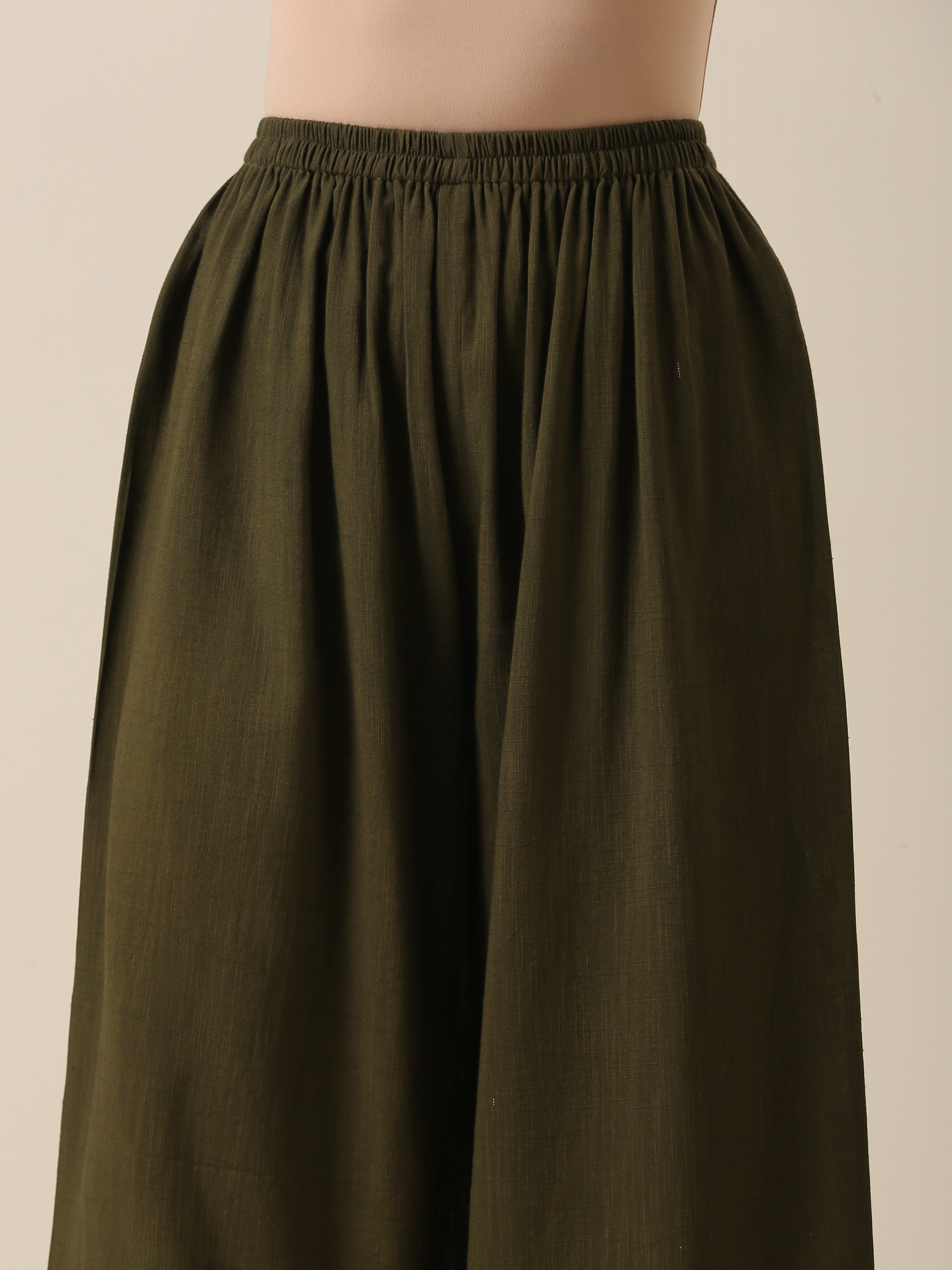 Silk Gabija Palazzo Pants: LIME SLICE - BLUE / PINK main image 0