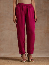 Pink Modal Boxy Fit High-Low Co-Ord Set