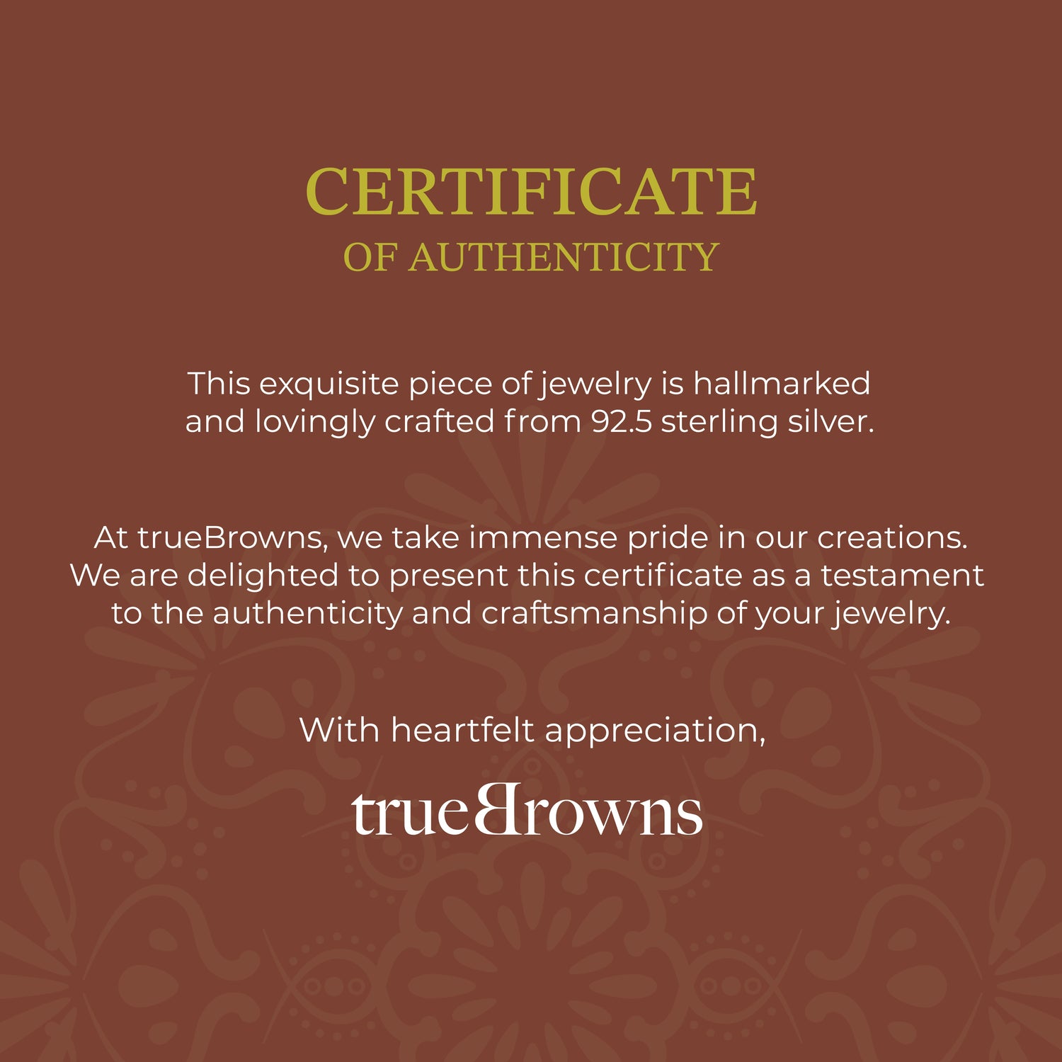 trueBrowns Men 925 Sterling Silver Precious Om Bracelet