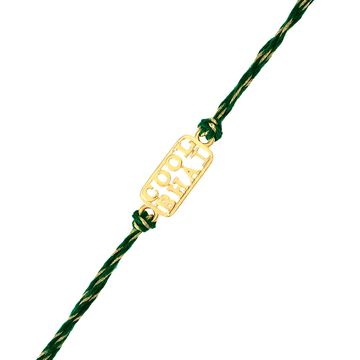 trueBrowns 925 Sterling Silver 22k Gold Micron Plated Cool Bhai Thread Rakhi