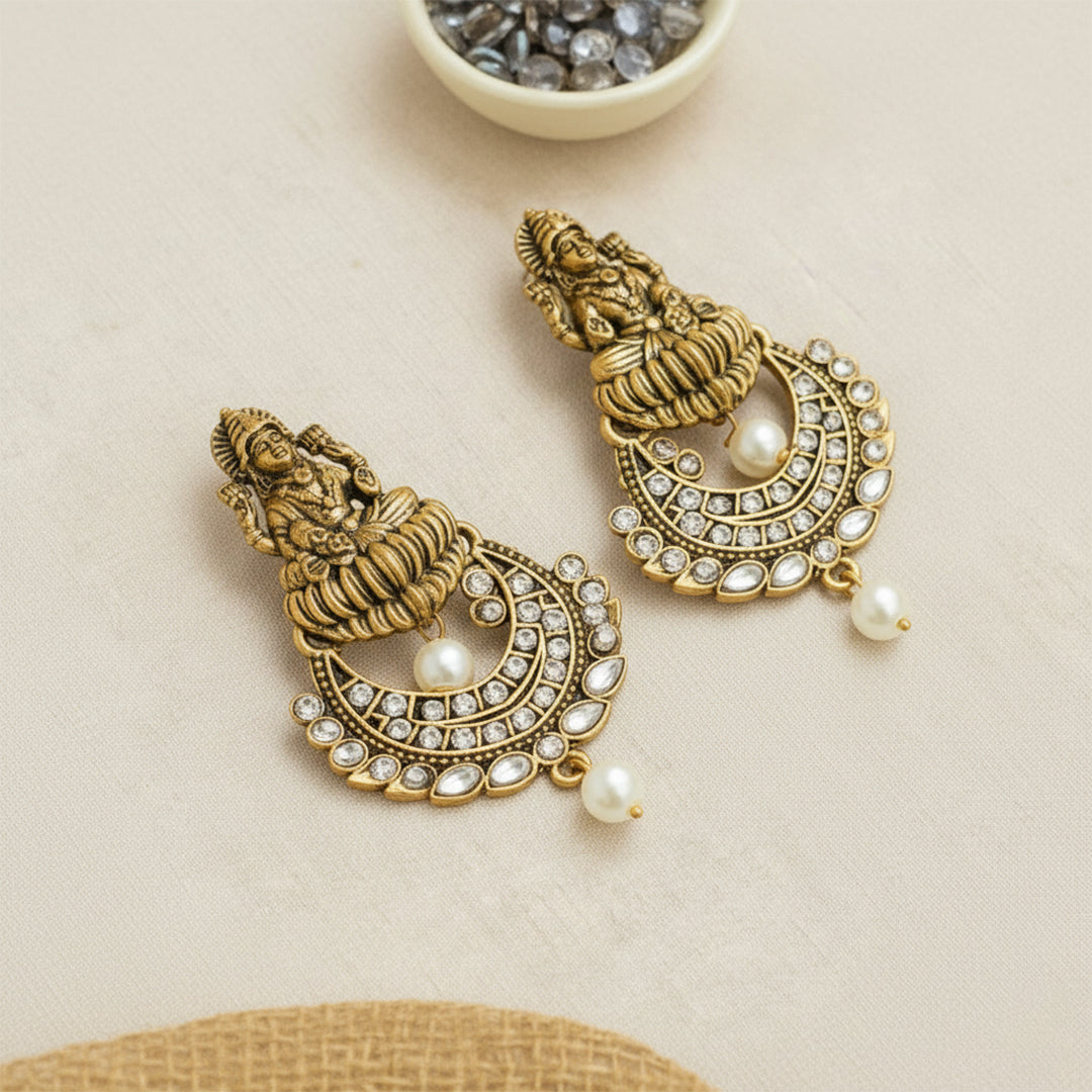 trueBrowns Shubh Lakshmi Jhumkas