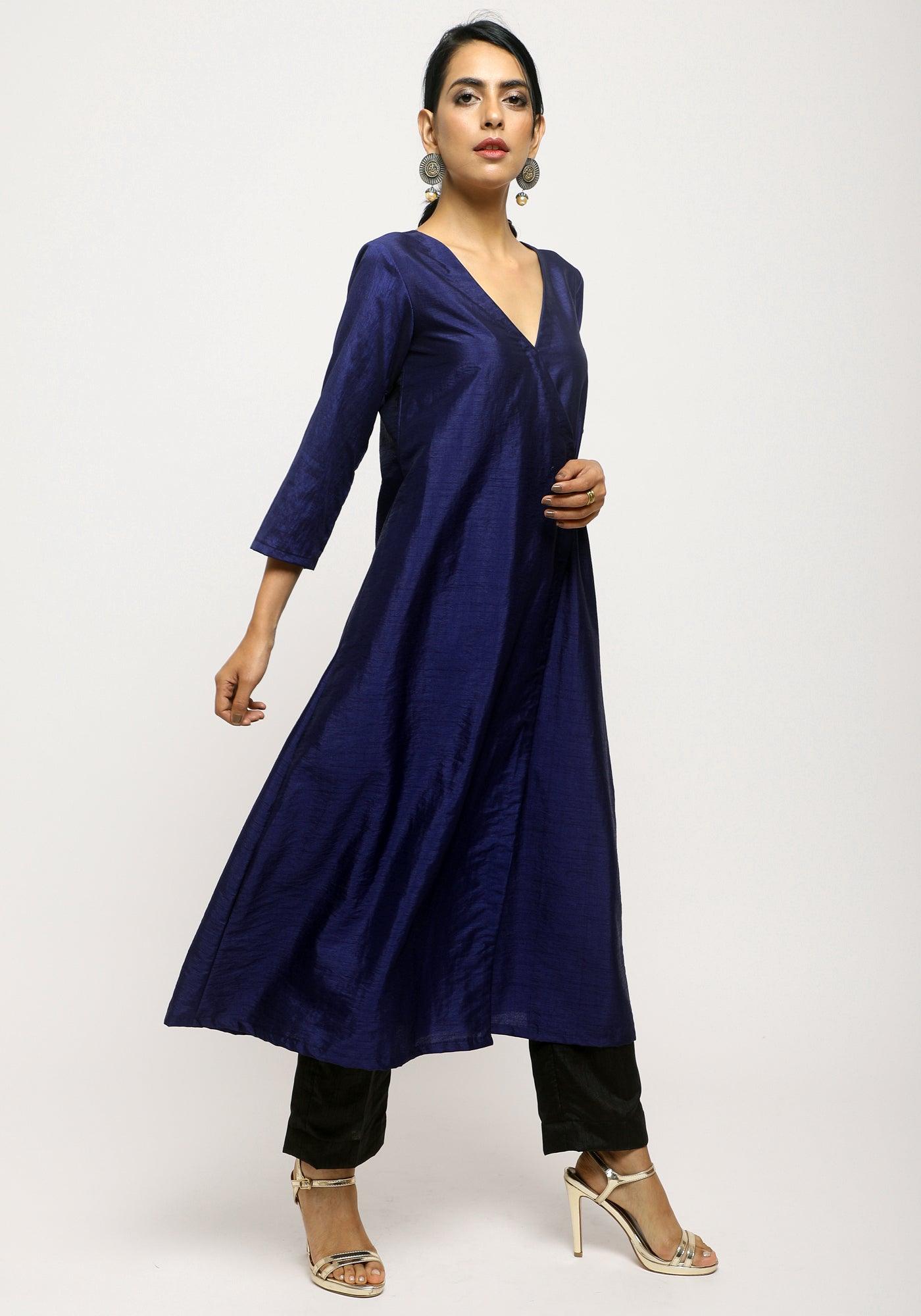 Blue Angrakha Set - trueBrowns