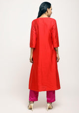 Orange Foil Angrakha Set - trueBrowns
