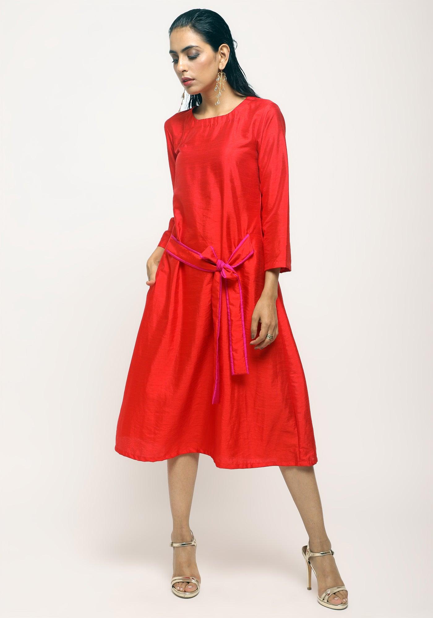 Pink Orange Jacket Dress Set - trueBrowns