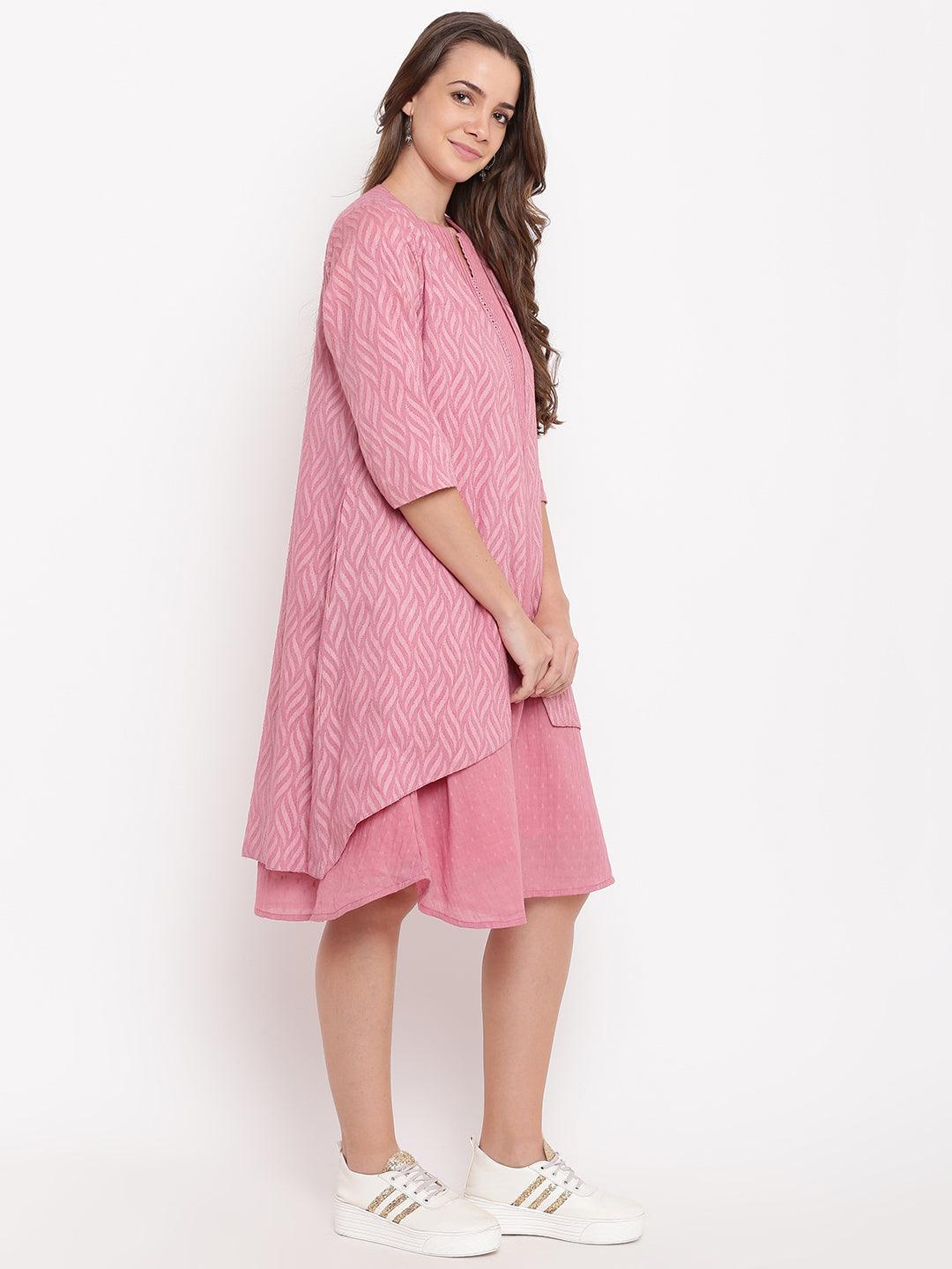Pink Dobby Reversible Jacket - trueBrowns