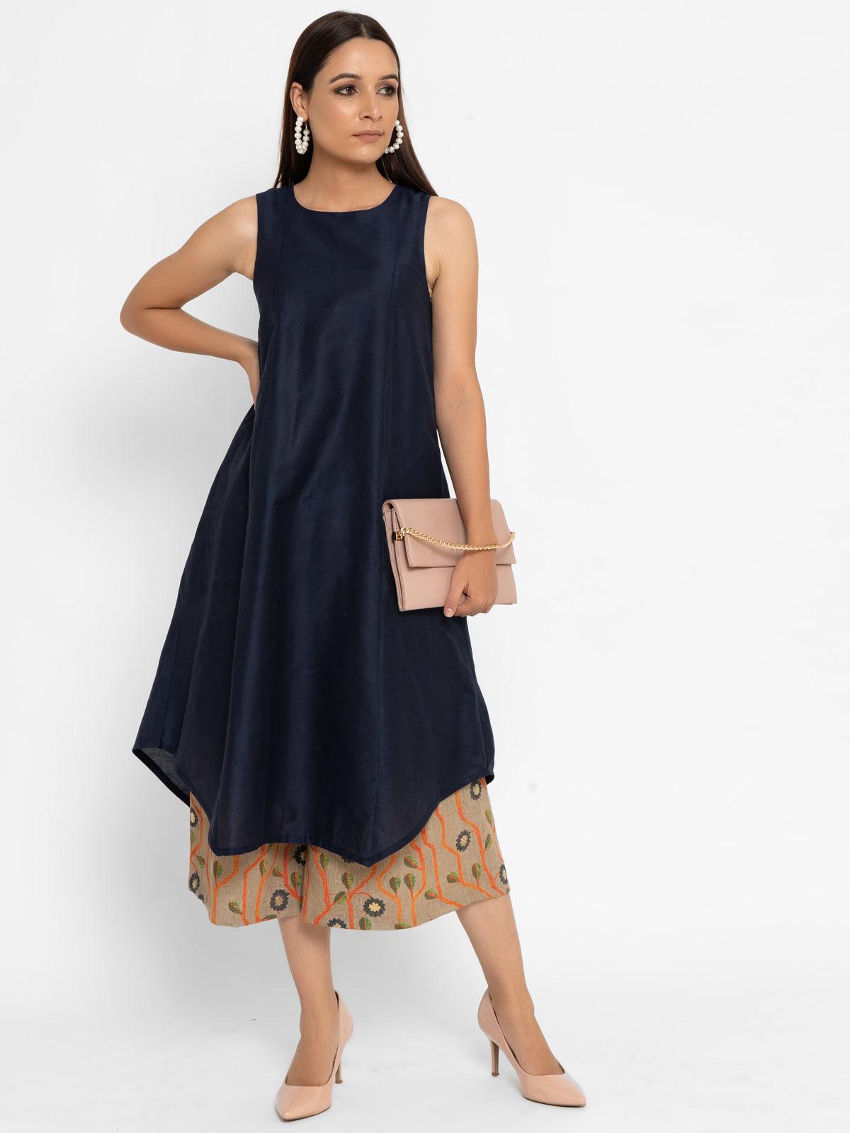 Grey Orange Printed Cotton Pant - trueBrowns