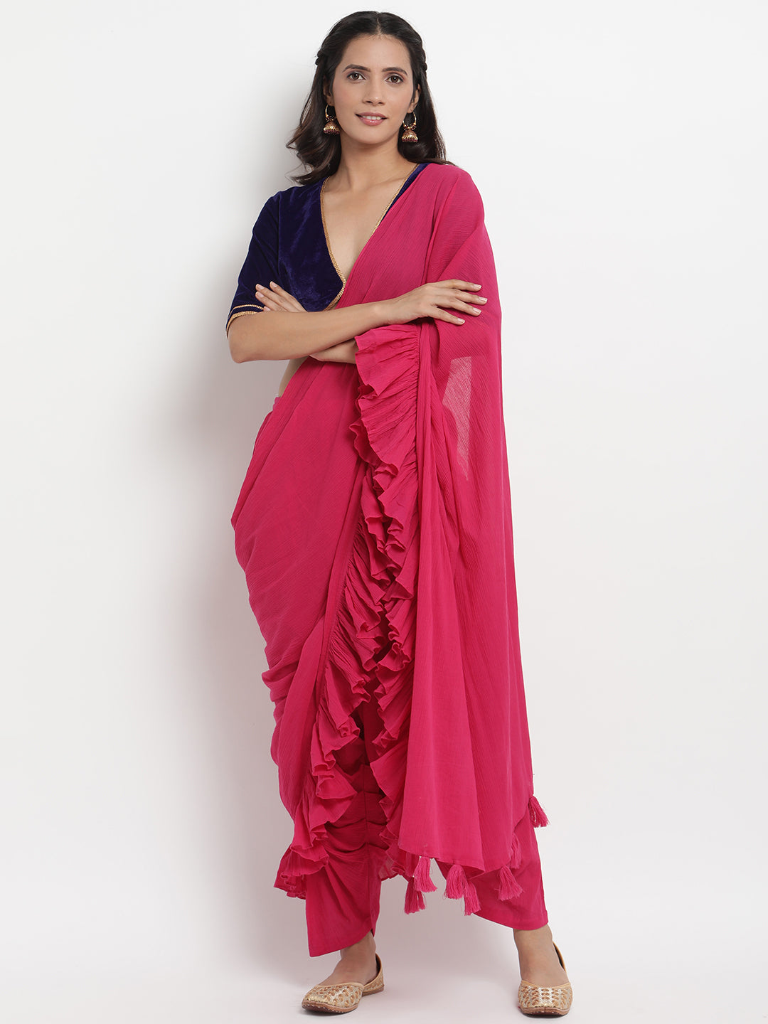 Blue Velvet Gota Blouse