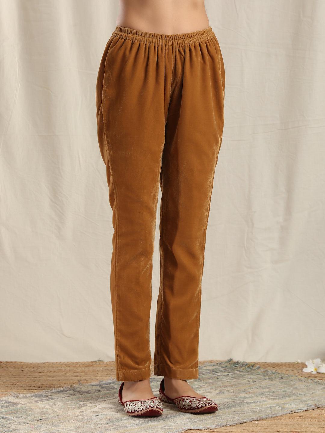 Brown Velvet Pant - trueBrowns