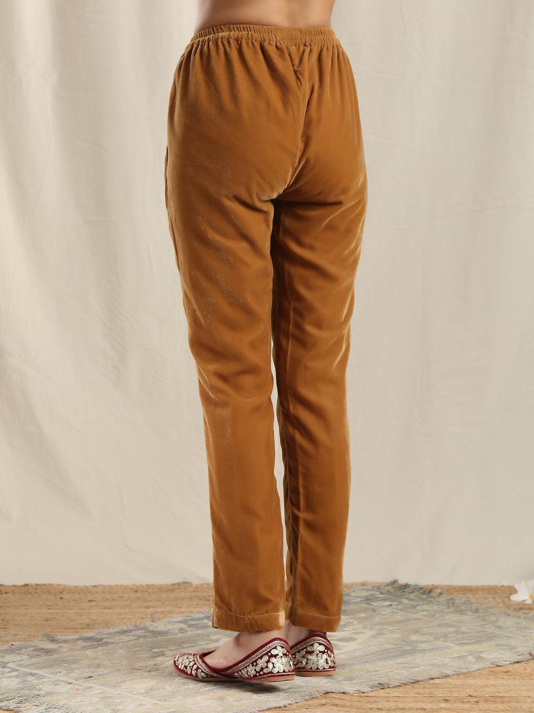 Brown Velvet Pant - trueBrowns