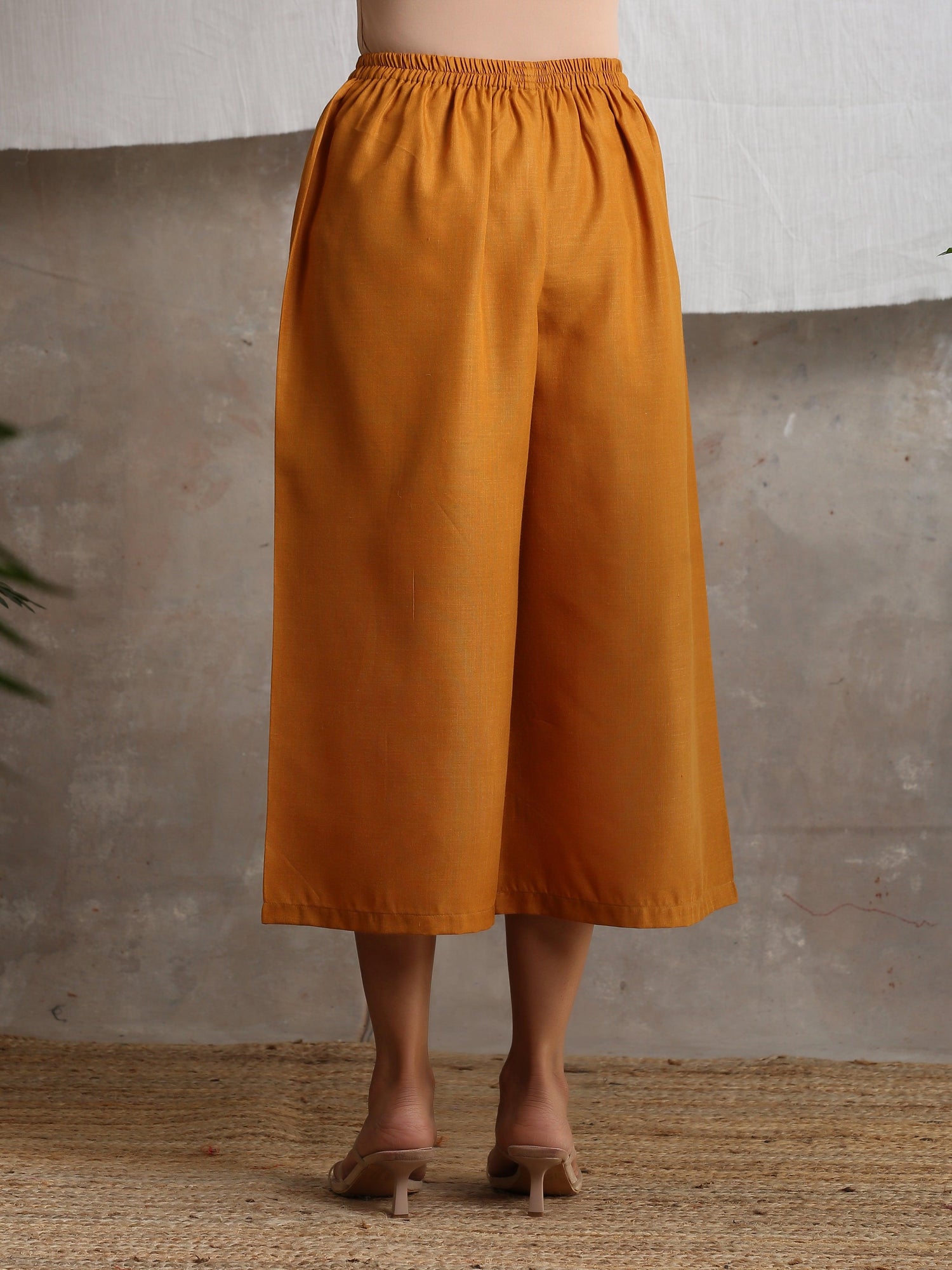 Cotton Linen Palazzo - trueBrowns