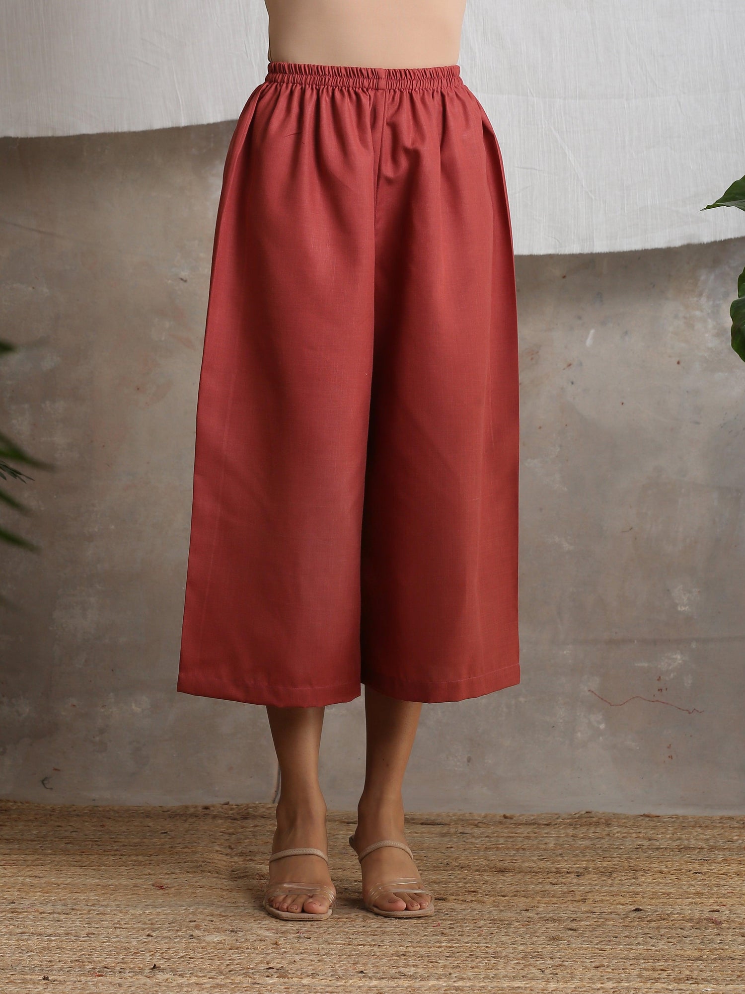 Cotton Linen Palazzo - trueBrowns