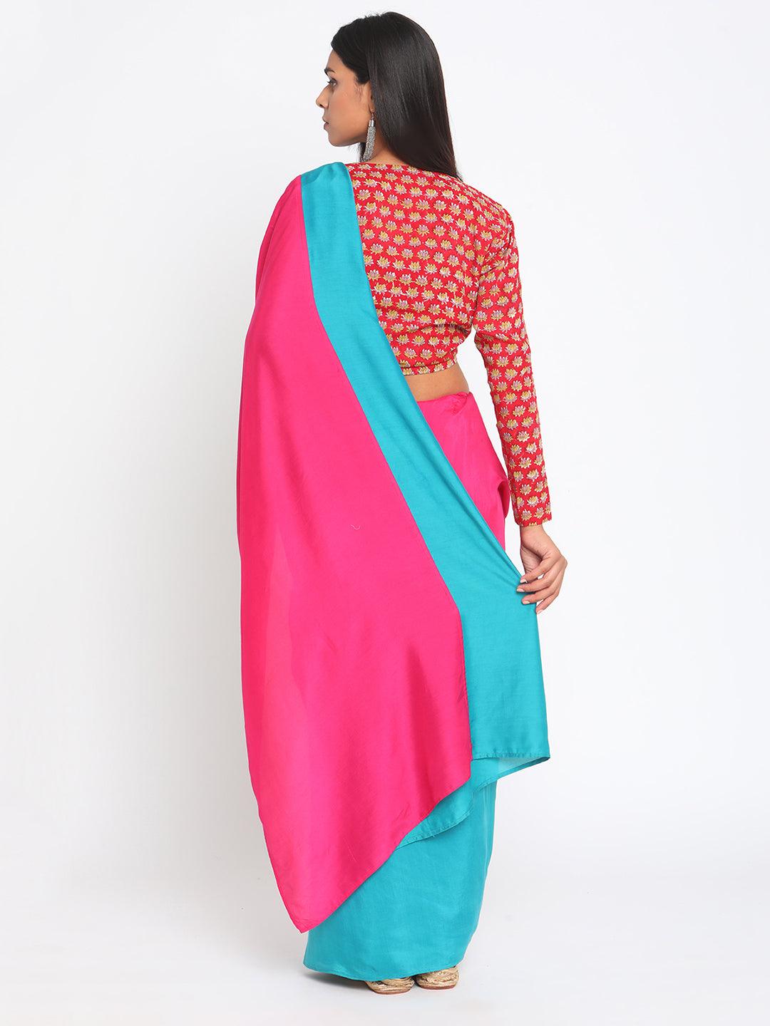 Silk Ready Pleated Saree - trueBrowns