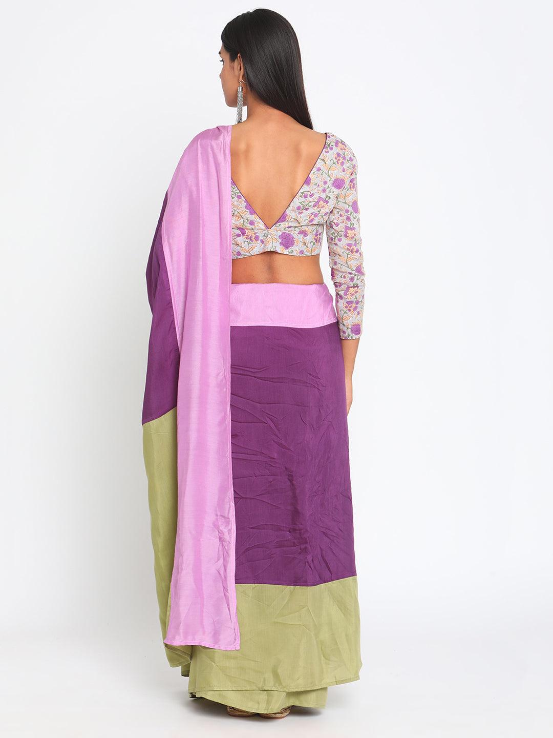 Silk Ready Pleated Saree - trueBrowns