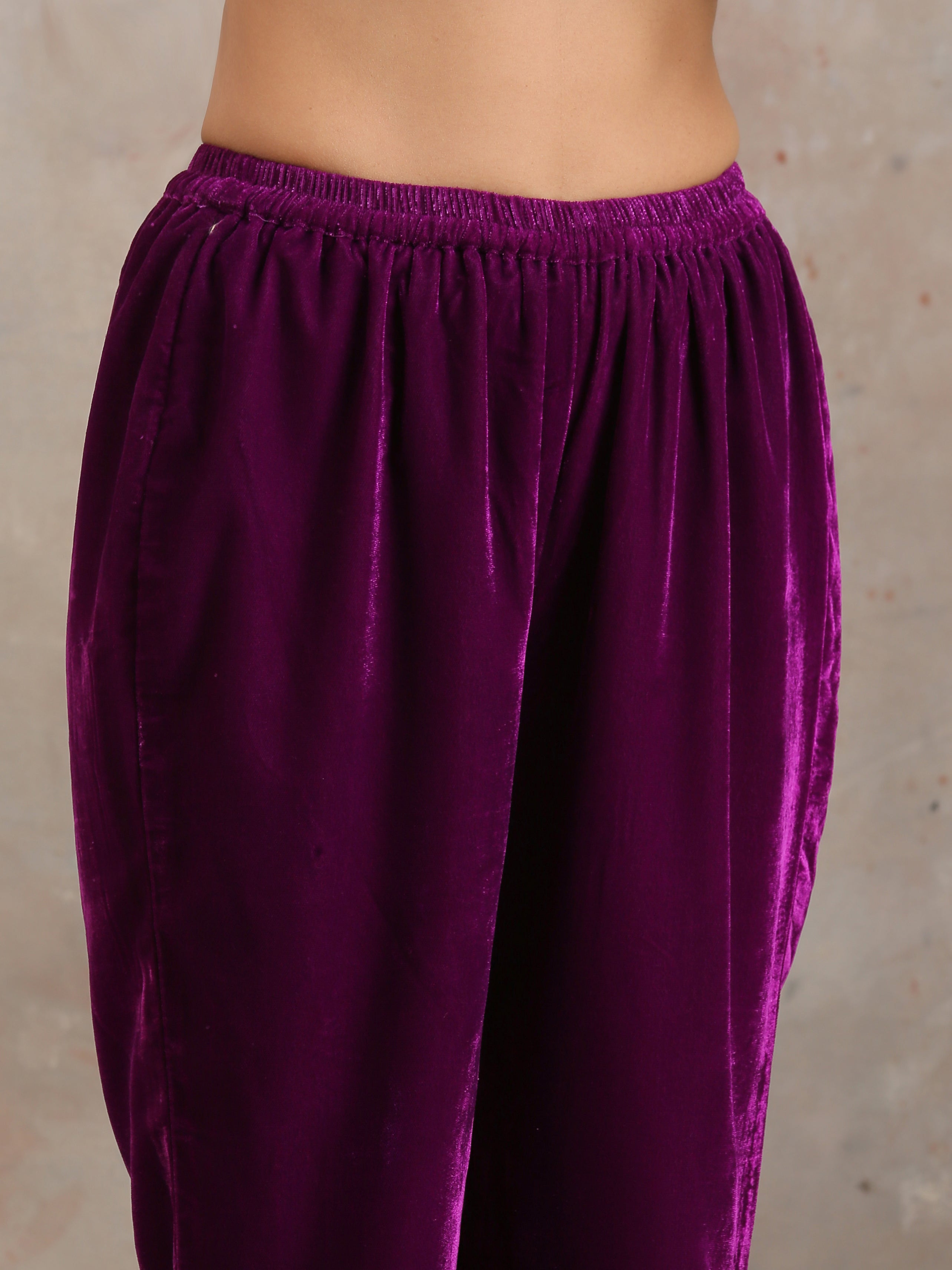 Wine Velvet Pant trueBrowns