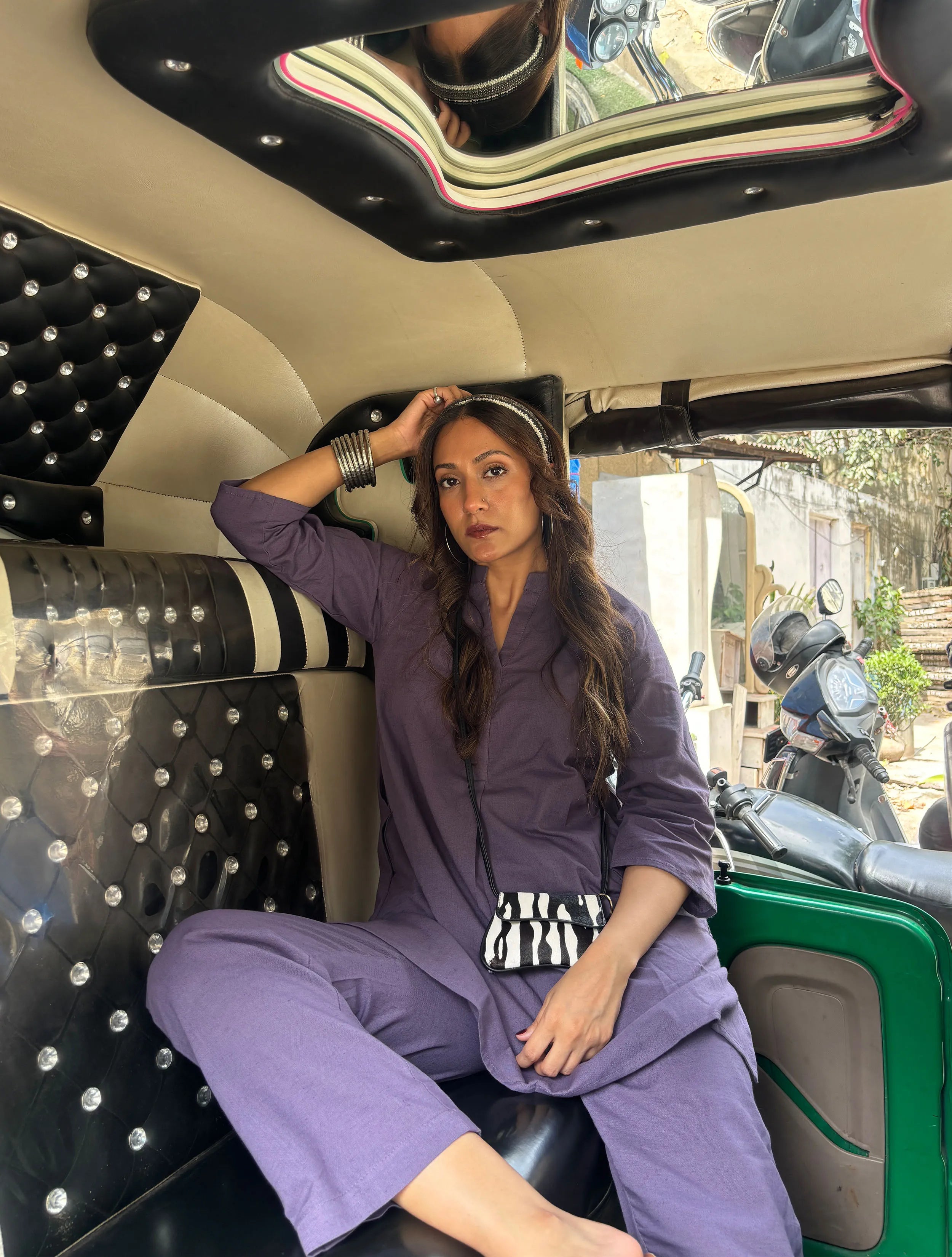 Plum Purple Relaxed Fit Co-Ord Set
