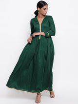 Green Gold Lace Dress - trueBrowns