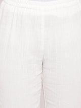 White Crinkled Pant - trueBrowns