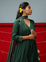 Green Lace Angrakha Set - trueBrowns