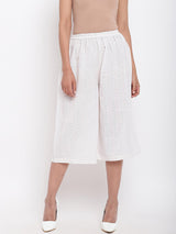 White Cotton Pant - trueBrowns