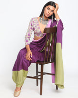 Silk Ready Pleated Saree - trueBrowns